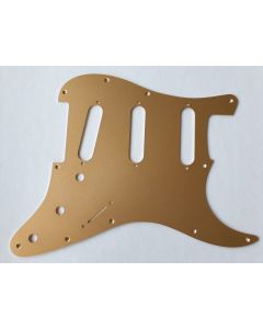 Stratocaster standard pickguard gold anodized fits USA and MIM Fender