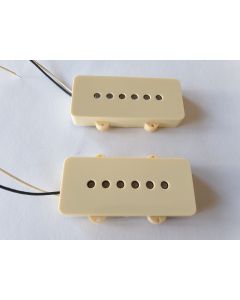 Jazzmaster '62 / '65 pickup set neck + bridge alnico 5 Ivory