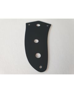 Jaguar guitar control plate black fits CTS fender + screws