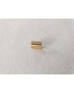 Potentiometer brass shaft sleeve Converts 6mm metric size shaft to 1/4" (6.35mm)