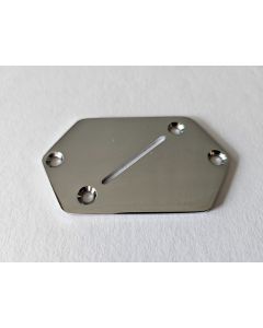 Jaguar angled Lever switch plate chrome + screws