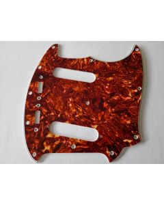 Mustang USA pickguard 4ply red tortoise fits Fender