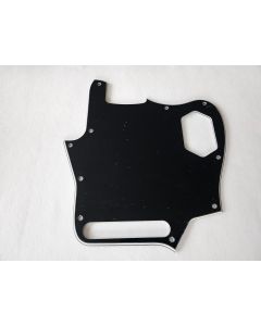 Jaguar pickguard 3ply black no pickup holes fits Fender 62 made in USA