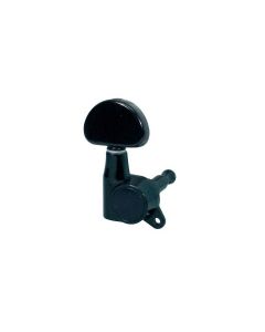 Guitar die cast deluxe tuners 3R + 3R black 75-BLR