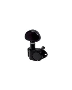Guitar die cast tuners 3L + 3R black set 78-BLR