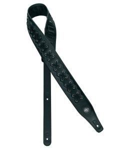 Gaucho Buffalo Lace Series guitar strap black GST-648-BK