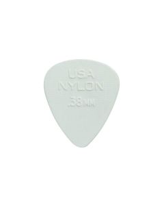 5x Dunlop nylon standard picks white 0.38mm 44-P-38