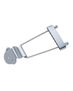 Quality tailpiece solid metal chrome 6 string guitar T-8-C