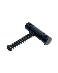 Set of 2 Boston bridge saddles for bass black S-215-B