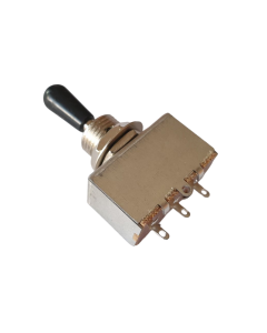 3 way guitar toggle box switch with black tip