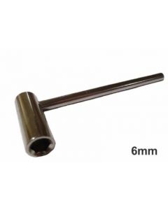 Guitar chrome Truss Rod Wrench Tool for 6mm nut 