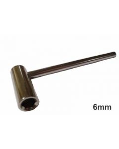Guitar chrome Truss Rod Wrench Tool for 6mm nut