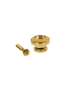 Strap buttons guitar/bass set gold 14mm + screws EP-R-G