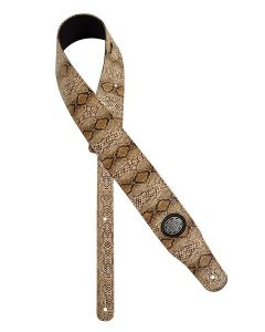 Gaucho Cobra Series guitar brown strap GST-205-BR