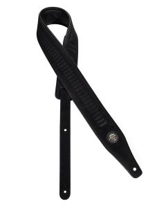 Gaucho Suede Three Series guitar strap black GST-663-BK