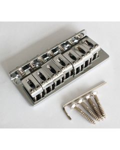 Quality hardtail bridge for 7 string guitar chrome + screws