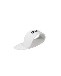 (1) Dunlop medium thumb pick white plastic 9002-R