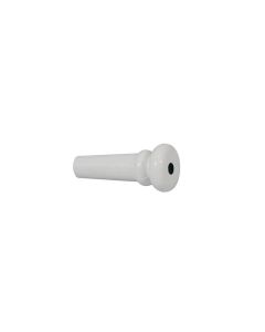 (12) Acoustic guitar bridge pins white black dot 2092-BD