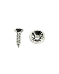 (1) Telecaster string guide round nickel + screw SH-3-N