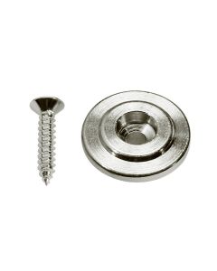String guide Nickel for bass guitar + screw SH-15-N