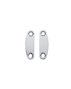 Guitar & bass 2 piece neck plate chrome NP-82-C