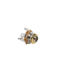(1) Boston guitar and bass mono Jack gold SJ-2-GD