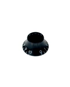(1) Guitar Bell knob transparent black KB-160