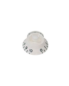 (1) Guitar Bell knob transparent white KW-160