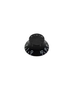 (1) Guitar lefty Bell knob transparent black metric size KB-160L