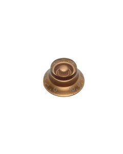 (1) Guitar lefty Bell knob transparent gold metric size KG-160L
