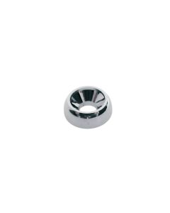 (4) Guitar neck mounting ferrules chrome 14mm W-730-C