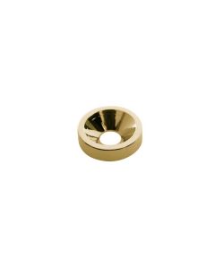 (4) Guitar neck mounting ferrules gold 15mm W-720-G