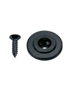 String guide black for bass guitar + screw SH-15-B