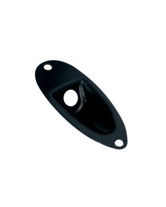 Stratocaster Jack ferrule matt black + screws JP-2-MB