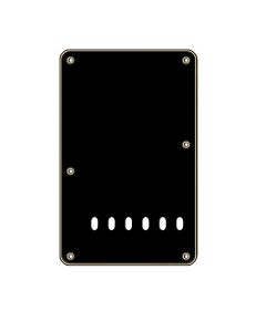 Stratocaster back plate 3ply black/cream fits fender BP-313-BC
