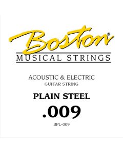(1) Boston size .009 single guitar string BPL-009