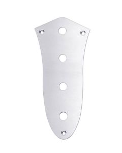 Jazz bass standard control plate nickel metric + screws CP-JB-N