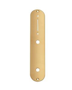 Telecaster control plate gold fits CTS potentiometers + screws CP-TE-AG
