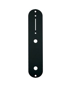 Telecaster control plate black made for CTS pots + screws CP-TE-AB