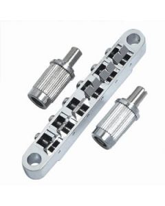 Tune o matic quality guitar bridge chrome + studs