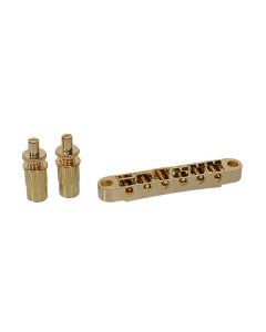 Tune o matic quality guitar bridge gold + studs