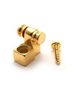 (1) Roller style gold string guide / retainer for guitar