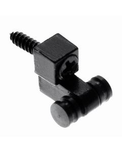 (1) Roller style black string guide / retainer for guitar