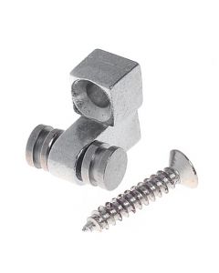(1) Roller style chrome string guide / retainer for guitar