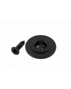 Bass guitar vintage style round string guide / retainer black