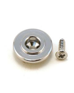 Bass vintage style round string guide / retainer chrome 