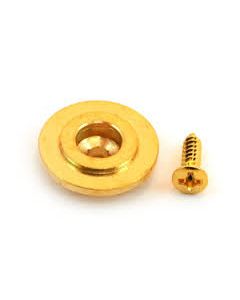 Bass guitar vintage style round string guide / retainer gold