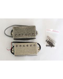 Set of 2 relic antique chrome alnico humbucker set