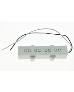Artec quality Jazz bass alnico 5 neck pickup white