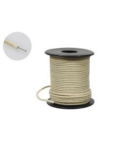 Boston 15 meter USA waxed cotton push back wire white PBW50/WH